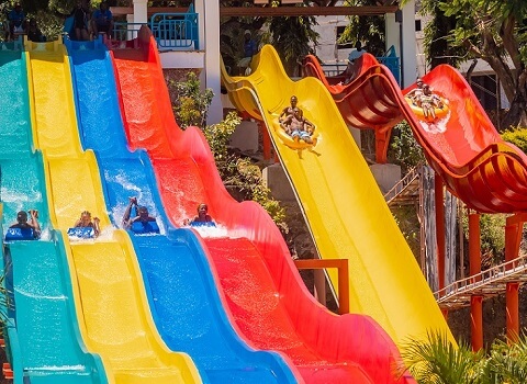 Multilane and Harakiri water slides Mombasa